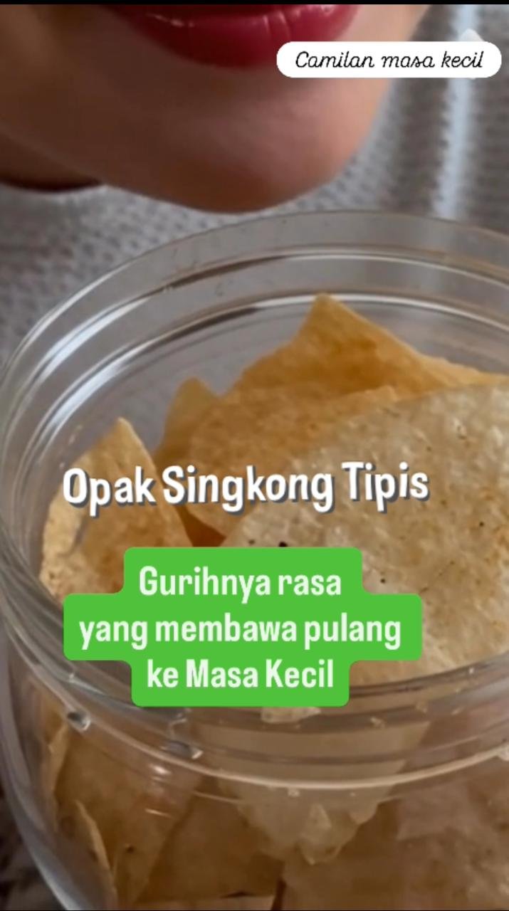 Opak Singkong Tipis